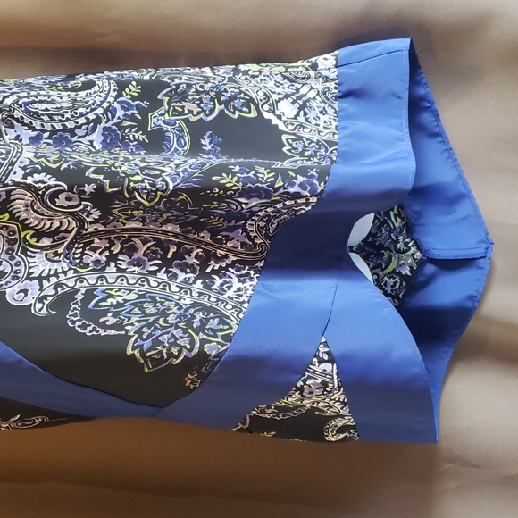 Asymmetrical Sleeveless Blouse by Joan Vass Size S - Picture 4 of 14